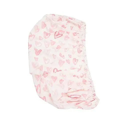 Produktbild: HEMOTON Blech Abdeckung Für Stilltisch Matratze Für Babybetten Mini-Wiege Kinderbett Matratze Matratzenschoner Für Kinderbetten Babywiege Krippe Kleinkind Weiß Decke Polyester Baumwolle
