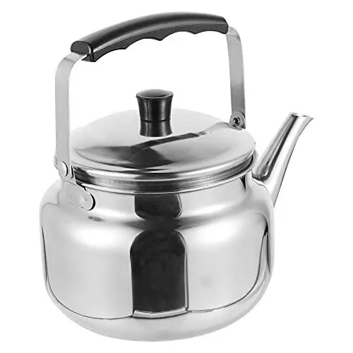 Produktbild: HEMOTON Camping Teekessel Für Wasserkessel Teekessel Wasserkocher Wasserkocher Kaffeekanne Kochtopf Geschirr Kochgeschirr für Camping Picknick 1. 5L Campingwasserkocher Gas
