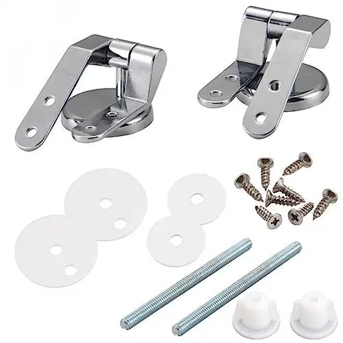 Produktbild: HEMOTON Commodes Toulet Seat Barrierefreies Toilettenscharnier Toilettenscharnier Teil DIY Toilettenreparaturset Toilettenbefestigungen Für Ersatzteile Toilettendiy