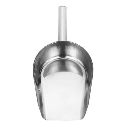 Produktbild: HEMOTON Container Edelstahl Eisschaufel Eiswürfel Schaufel Bar Werkzeug für Gefriergeräte Eismaschine Hersteller Candy Scoop Mehl Löffel Schaufel Eis Creme Popcorn Scoop Für Küchenbar