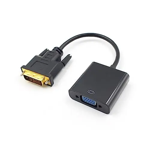 Produktbild: HEMOTON DVI-D zu VGA dvid auf Adapter dvi-zu-adapter Adapter für sicheren Kabelanschluss dividiert zu DVI-zu-VGA-Adapter DVI-D-zu-VGA-Adapter Grafikkarte Adapterkabel