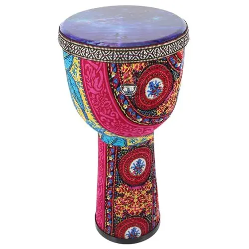 Produktbild: HEMOTON Tragbare Djembe-trommel Groß 8 Zoll Für Anfänger Kinder Musikinstrument Trommel Für Bühnenauftritte