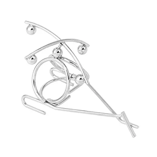 Produktbild: HEMOTON Metallfigur Aus Balancierspielzeug Für Deko Schreibtischfigur Aus Metall Mini-Helikopter Wohndeko Dynamisches Balancespielzeug Für Büro Und Zuhause
