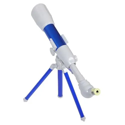 Produktbild: HEMOTON Fernrohr Spielplatz-teleskop Mikroskop-wissenschaftskits Für Kinder Piratenteleskop Für Kinder Sucher Für Kinder Mikroskopspielzeug Für Kinder Spielzeug-Telefon Blue Plastik