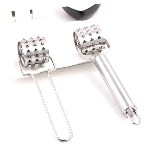 Produktbild: HEMOTON Fleischhammer Gadget Fleischrollhammer Fleisch Nachdenken Rinderhammer Küchenhammer Steakhammer Pizza