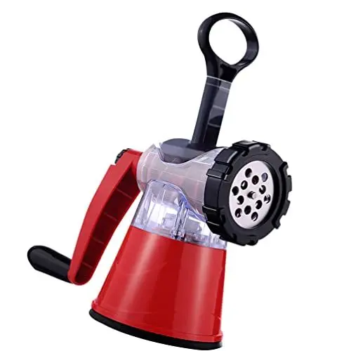 Produktbild: HEMOTON Fleischwolf Manuelles Fleischschleifer Schwere Fleisch Mincer Wurst Stuffer 3- In- 1 Handschleifer für Fleischwurst Elektrischer Fleisch