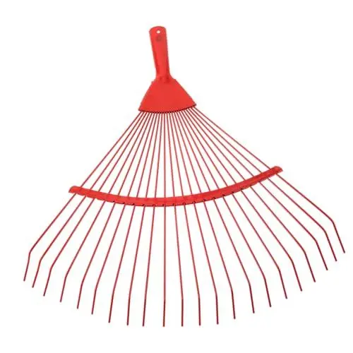 Produktbild: HEMOTON Gartenrechen Hochwertigem Ergonomisches Gartenwerkzeug zur Bodenlockerung und Laubentfernung Zähne Langlebig und Verschleißfest für Müheloses Arbeiten im Garten