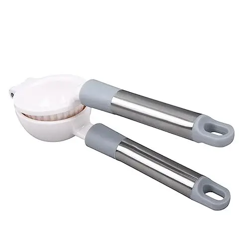 Produktbild: HEMOTON Manueller Fruchtentsafter Für Zitrusfrüchte Handpressgerät Für Zuhause Küche Restaurant Edelstahl Ergonomischer Griff Für Frischen Zitronen Und Orangensaft