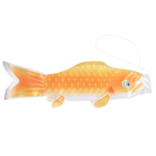 Produktbild: HEMOTON Koi-Fisch-Windsack Koi-Fisch-Flagge Karpfen-Windsack Streamer Japanisches Koinobori Traditionelle Hängende Flagge Und Banner Außendekorationen 35 6 cm