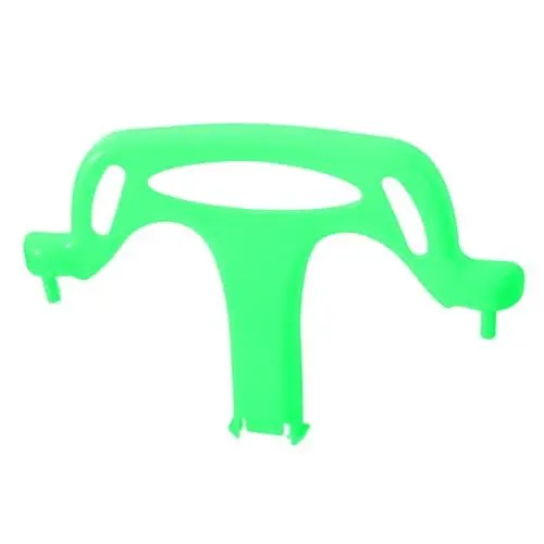 Produktbild: HEMOTON Outdoor Kleinkindschaukel Mit Abnehmbarem Sicherheitsgriff Robuste Und Wetterfeste Spielplatz-ausrüstung in Grün Für Garten Und Park