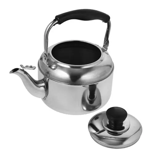 Produktbild: HEMOTON Teekessel Wasserkessel Pfeifteekessel Herdplatte Klassischer Teekessel Teekannen für Herdplatte 1. 5L Induktion Induktion Induktion Induktion Induktion Küchenhexe