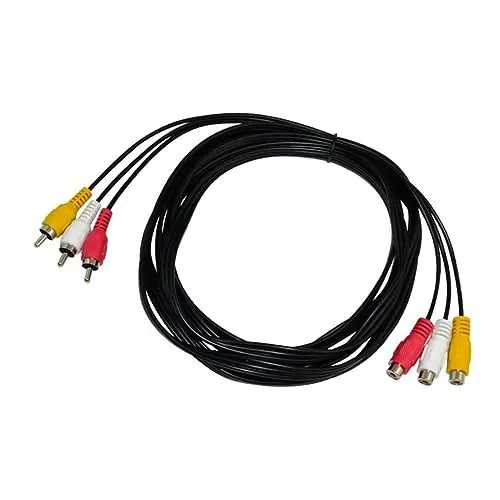 Produktbild: HEMOTON Video Kabel Stecker-buchse-kabel Splitter-audio-adapterkabel Video-audiokabel Kabel Audioleitung Farbcodiert Für Composite-video Und Stereo-audio Für Videorekorder Dvd-player