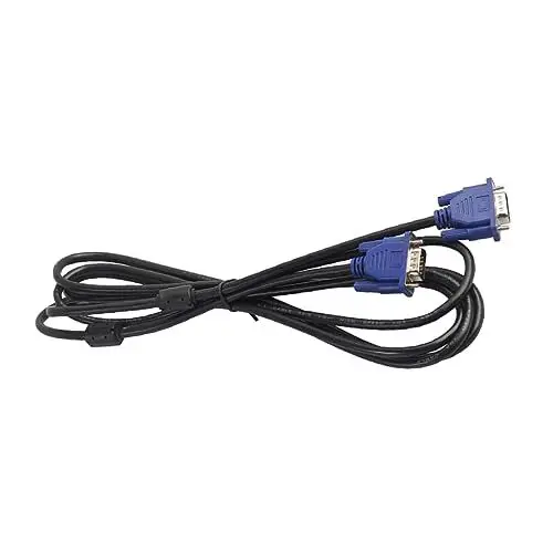 Produktbild: HEMOTON Vga Kabel Male to Male Hochwertiges Monitor Kabel Mit Ferritkernen Für Pc Hdtv Und Projektoren Unterstützung Für Auflösung