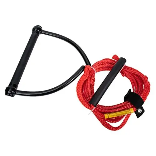 Produktbild: HEMOTON Wasserski Seil mit Griffdesign Verschleißfestes Wakeboard Seil Leichtes Wassersport Zubehör für Wasserski und Kneeboarding Outdoor Wasseraktivitäten