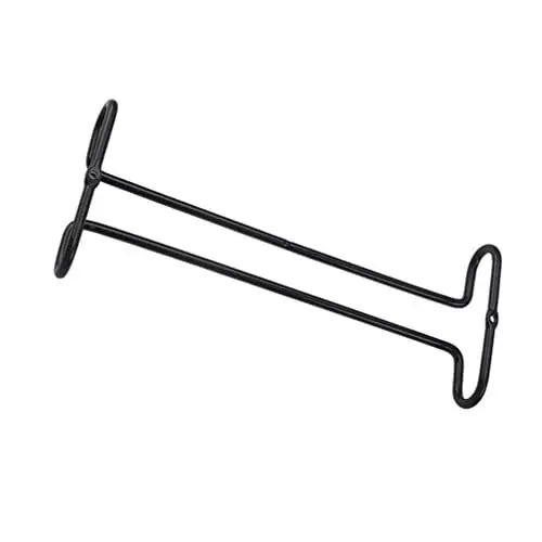 Produktbild: HEMOTON Weinglashalter Weinglasregal Gläserhalter Weinglas Rack Stielgläserregal Eisen Stielgläser Halter Unter Schrank Weinglashalterung Gläserhalterung für Stielgläser Bar Küche Zuhause
