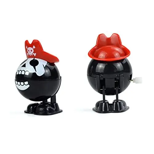 Produktbild: HEMOTON schelmisches Spielzeug Halloween Spielzeug Halloween Toys streudekor Halloween Haargummis gefälschte Spielzeuge Spielzeug zum Aufziehen Pirat Uhrwerk kleines Spielzeug