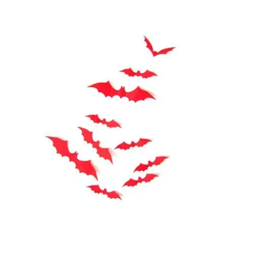 Produktbild: HEMOTON wandsticker schlafzimmer wandtattoos für schlafzimmer D Wandaufkleber Wohnzimmerdekorationen Fledermausaufkleber Halloween-Fledermaus-Aufkleber dreidimensional dekorative Aufkleber