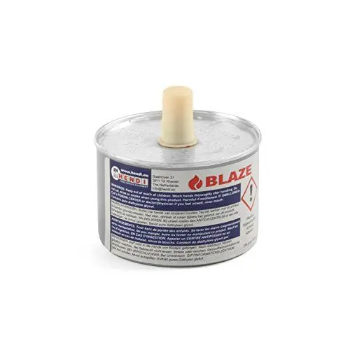 Produktbild: HENDI Brennpaste, mit Docht, Flüssigbrennstoff, 24 Stück, ruß- und geruchlos, Brenndauer 6 stunden, Brenngel, Fire Paste, für Wärmebehälter, zum Warmhalten von Speisen, Chafing Dish, 198gr