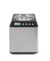Produktbild: HENDI Eiscreme-Maschine, Eismaschine, Speiseeisbereiter, Eisbehälter 2L, Temperaturbereich: -10°C bis -35°C, Kältemittel R600a, 230V, 180W, 272x315x(H)362, Edelstahl
