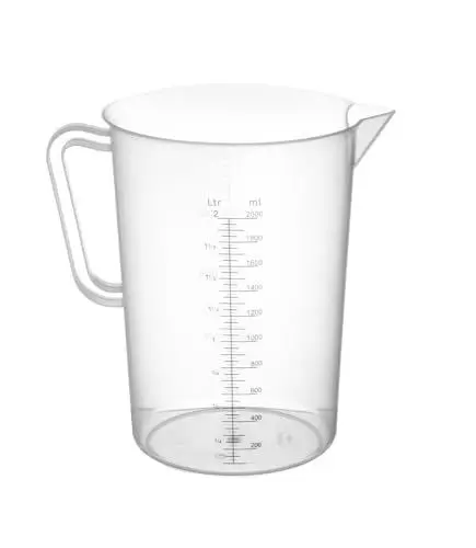 Produktbild: HENDI Messbecher, mit Skalierung, Bruchsicher, 2L, Polypropylen, ø140x(h)215mm