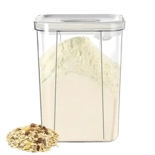 Produktbild: HENGBIRD 2.8 L Milchpulver Portionierer Baby,Milchpulver Aufbewahrungsbox Baby Milchpulver Box Babynahrung Aufbewahrung MüSli Aufbewahrung Waschpulver Aufbewahrungsbox Cornflakes Spender