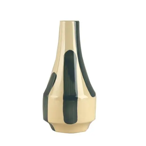 Produktbild: Hengqiyuan Keramikvase3-teiliges Set Moderne Einfache Handbemalte Hotel Zuhause Keramik Dekorative Vase Dekorativ Für Haus Wohnzimmer Schlafzimmer Eingang Kaminsims Tisch,12 * 12 * 25cm