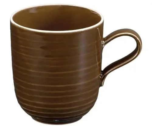 Produktbild: Henkelbecher 0,40ltr. TERRA ERDBRAUN 3 Seltmann**6 (6 Stück)