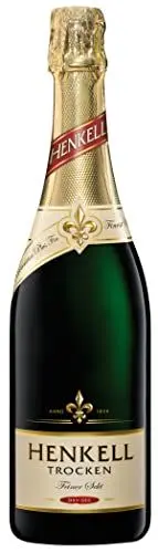 Produktbild: Henkell Sekt Trocken (1 x 1,5 l) - fruchtig-frischer Sektgenuss in beeindruckender Magnumflasche für den besonderen Moment, ideal als Geschenk, feinperlig, VEGAN