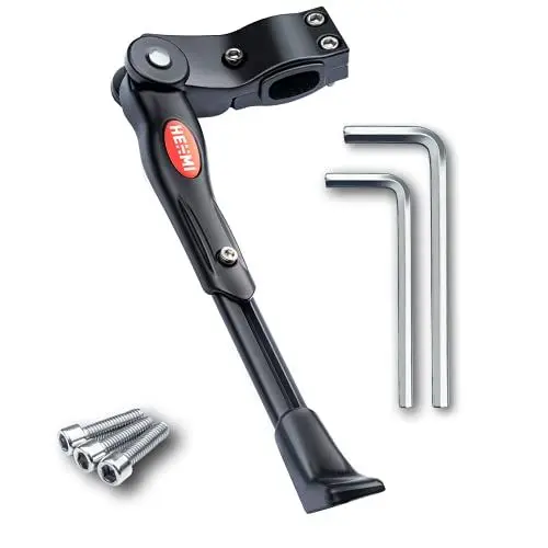 Produktbild: HENMI Fahrradständer 24-28 Zoll, 4 cm Höhenverstellbar und Universal Seitenständer, Dauerhaft Bike Stand gemacht durch Aluminiumlegierung