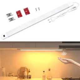 Produktbild: Hensam Unterbauleuchte küche LED, 42cm Lichtleiste küche mit Handwelle Aktiviert, Küchenunterbauleuchte Beleuchtung für Küchen, Schrank, Werkbank, 3000K Warmweiß