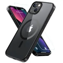 Produktbild: Hensinple Magnetisch Hülle für iPhone 13 Mini Hülle, Magnetisch Handyhülle iPhone 13 Mini Mit Panzer Schutz Glas, 360° Rundumschutz Stoßfest Case Cover Schutzhülle für iPhone 13 Mini 5.4