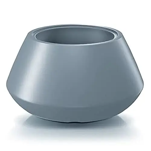 Produktbild: Prosperplast Blumentopf HEOS 56L., mit Behälter, Maße (mm) 582x582x300, hellgrau