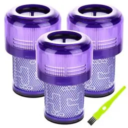 Produktbild: Hepa Filter für Dyson V12 Detect Slim Absolute Extra Waschbar 3 Stück V12 Filter Ersatzfilter Zubehör für Dyson Slim Staubsauger Ersetzen Sie # 971517-01