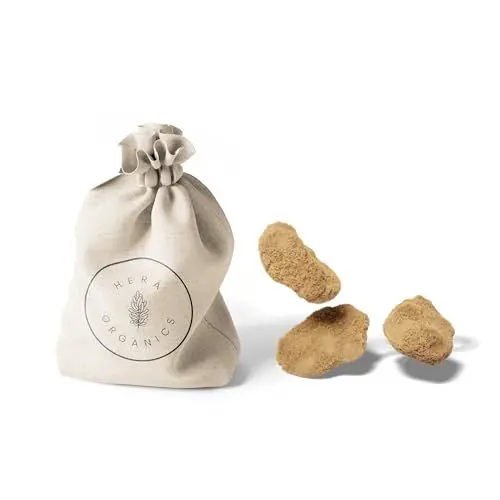 Produktbild: HERA organics Menstruationsschwamm | Alternative zum Soft Tampon | Naturschwamm als Perioden-Schwamm | wiederverwendbar | 3xL