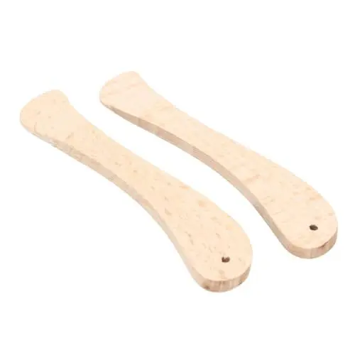 Produktbild: Hera-Marker, 2-teiliges Japanisches Hera-Markierungswerkzeug aus Holz, Nähen, Patchwork-Lineal, Fingerpresser, Papierriller mit Bequemem Griff für Traditionelle Nähmuster