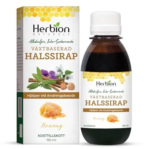 Produktbild: Herbion Naturals, Halssirap med El Jarabe Para La Tos Con Miel Naturligt välsmakande lugnar halsen, grön, honung, 5 fl Oz