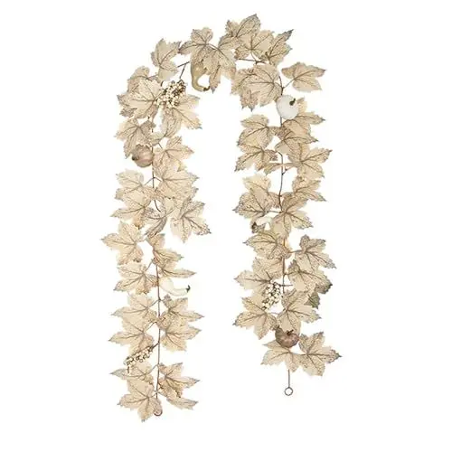 Produktbild: Herbst Girlande Ahornblätter,175cm Herbstblätter Girlande Herbstgirlande für Drinnen und Draußen, Hochzeit, Erntedankfest, Abendessen, Party, Halloween, Weihnachtsdekoration (B)