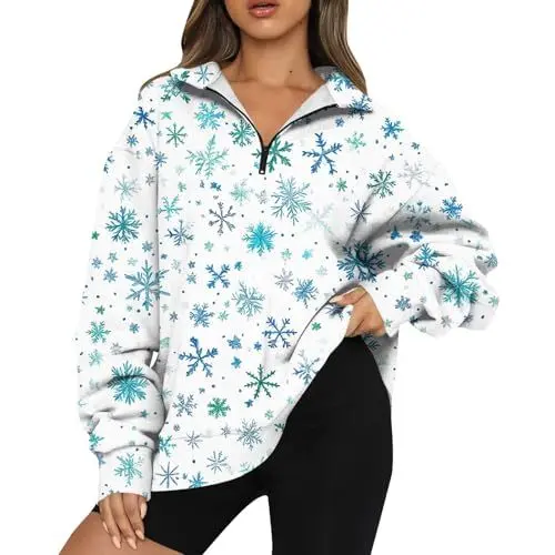 Produktbild: Herbst Pullover Damen Pullover Damen Herbst Oberteile Damen Herbst Kapuzenpullover Damen Sweatshirt Damen Hoodie Mit Reißverschluss Damen Oberteile Herbst Fleece Pullover Damen Oberteile
