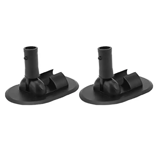 Produktbild: Hiraith 2PCS Schlauchboot Zelt Basis PVC 180 Grad Rotation Kajak Baldachin Montieren Basis Ruderboot Schnellboot