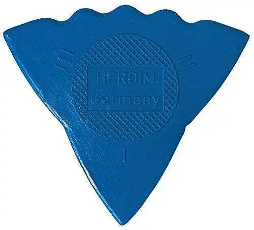 Produktbild: Herdim 600202 Plektrum/Pick 3-Stärken, rot, Stärke mittel, I weich, II - mittel, III - hart, 12 Stück