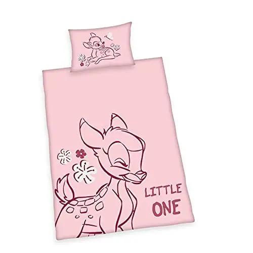 Produktbild: Herding Bettwäsche-Set, Rosa, 40 x 60 cm, 100 x 135 cm