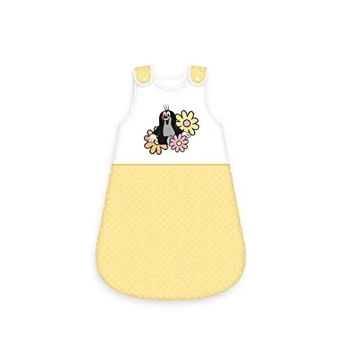 Produktbild: Herding Der kleine Maulwurf Baby-Schlafsack, 110 x 45 cm, Seitlich umlaufender Reißverschluss und Druckknöpfe, 100% Baumwolle