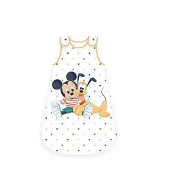 Produktbild: Herding Disney´s Mickey Mouse Baby-Schlafsack, Größe: 70 x 45 cm, Mit leichtläufigem Rundumreißverschluss, Mit zwei Druckknöpfen, Obermaterial: 100% Baumwolle, Füllung: 100% Polyester