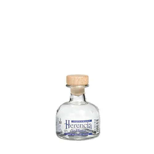 Produktbild: Herencia de Plata Blanco Tequila 38% 50 ml, Premium weißer Tequila aus Mexiko