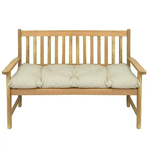 Produktbild: Herlag Bankauflage Venezia 120x50x10cm Beige Sitzkissen Gartenbank Outdoor-Auflage Bankpolster Sitzbank/Hollywoodschaukel/Gartenmöbel