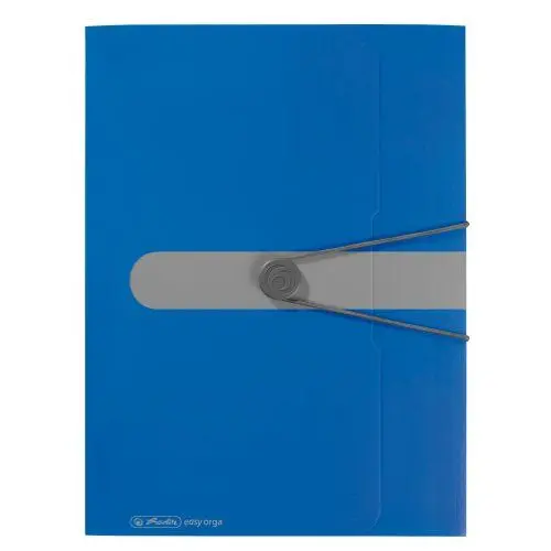 Produktbild: Herlitz 11205994 Gummizugmappe 3er Pack PP A4 opak blau