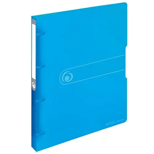 Produktbild: Herlitz 11217148 Ringbuch A4, PP, 4-Ring-Kombi-Mechanik, 2,7 cm Rücken, 16 mm Füllhöhe, blau
