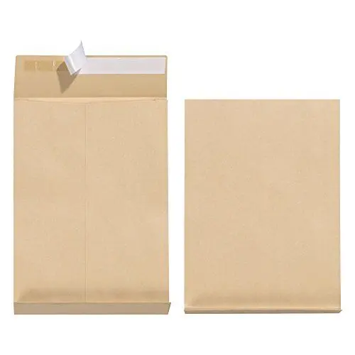 Produktbild: Herlitz 11290012 Faltentasche C4, haftklebende ohne Fenster mit 4 cm Falte, 100 Stück
