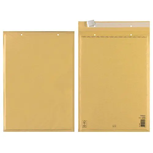Produktbild: Herlitz 11291507 Luftpolstertasche K/10, 35 x 44cm, FSC Mix Papier, PE Innenfolie, 100 Stück