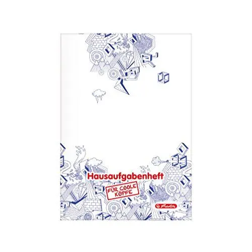 Produktbild: Herlitz Aufgabenheft für coole Köpfe, A5, holzfreies Papier, 80 g/m², 48 Blatt